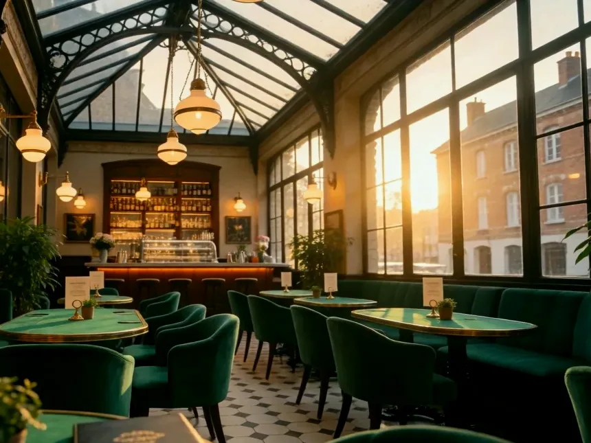 L'ancienne salle de coupe devenue salle du soir